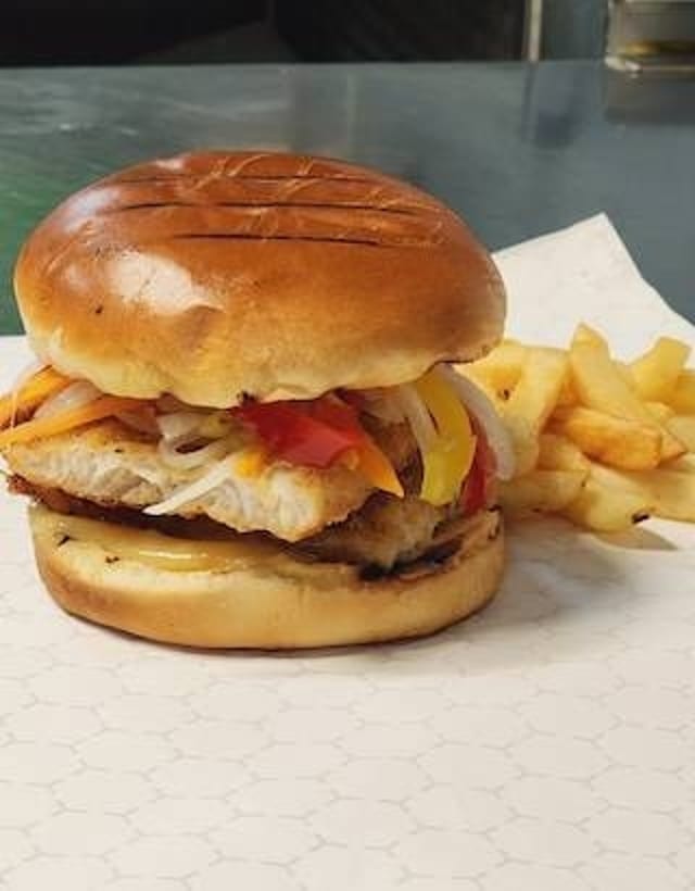 Escovitch Fish Sandwich.