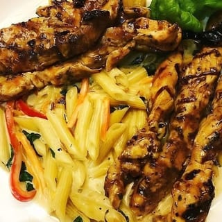 Rasta Pasta with Cajun Chicken Breast