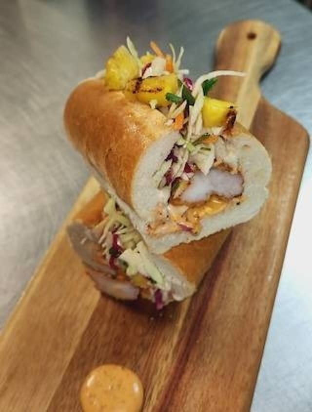 Bang Bang Shrimp Sandwich.