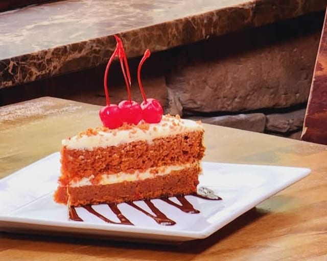 Carrot Cake Slice.