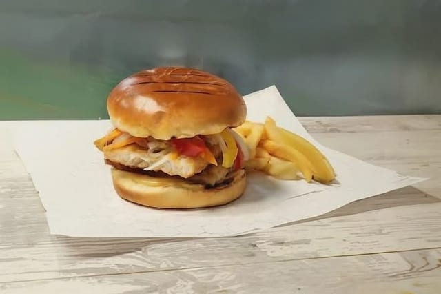 Escovitch Fish Sandwich.