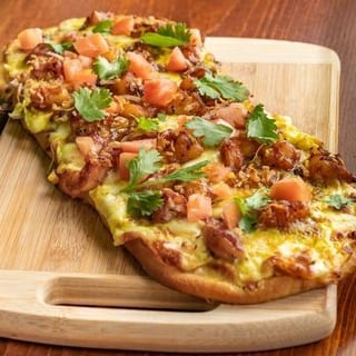 Curry Shrimp Flatbread