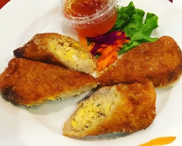 Ackee Spring Roll.