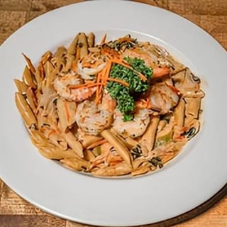 Rasta Pasta with Shrimp