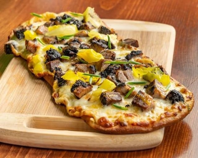 Jerk Pork Flatbread.
