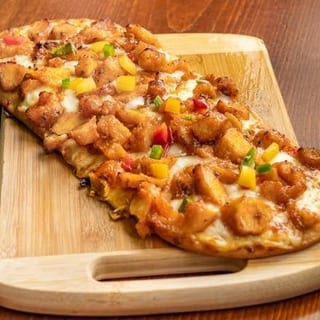 Honey-Garlic Shrimp Flatbread