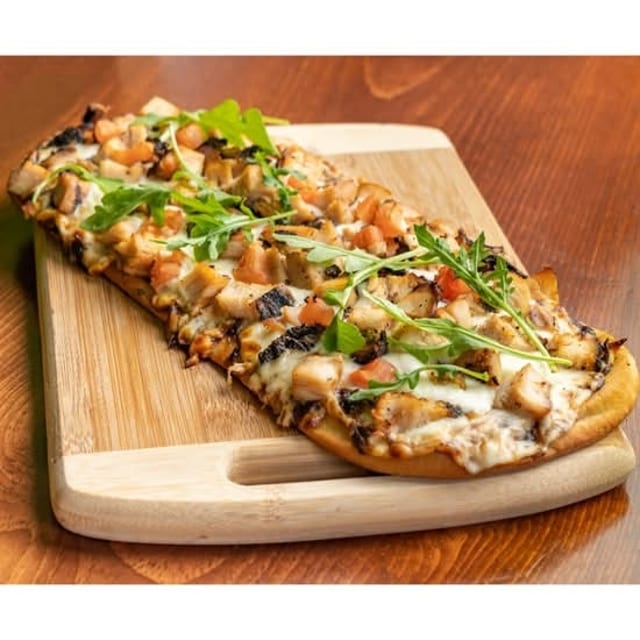 Jerk Chicken Flatbread.