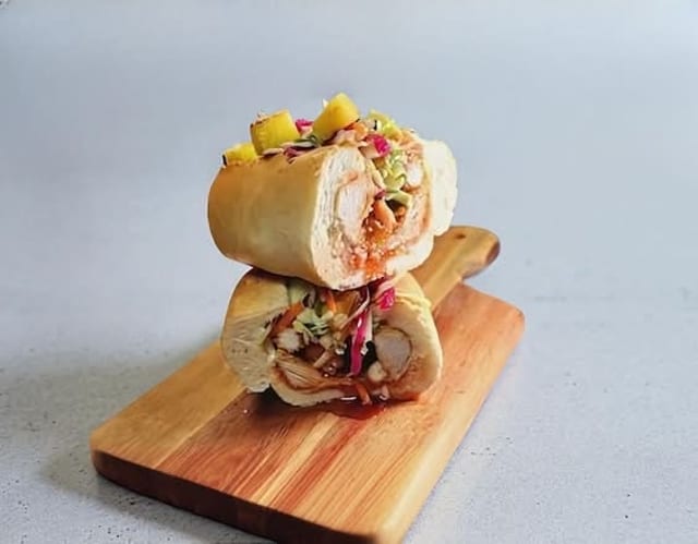 Honey Garlic Chicken Sandwich.