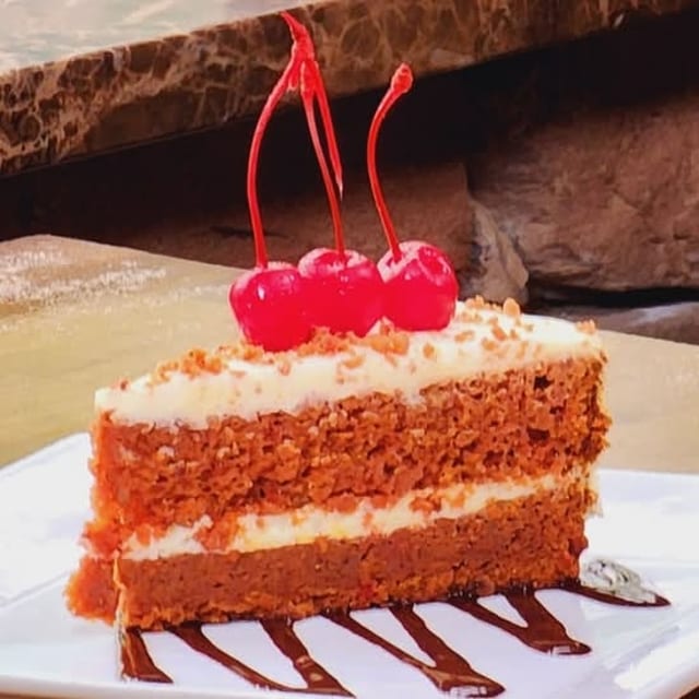 Carrot Cake Slice.